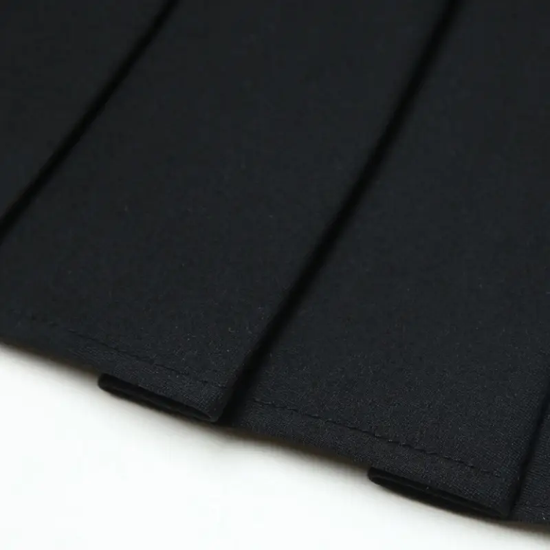 Black Pleated Anti-Light Women's Skirt - Image 5