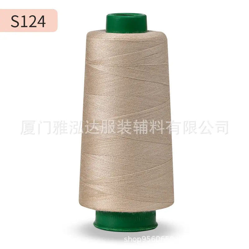 Sewing Thread Wholesale Pagoda Black and White Polyester Thread 402 Sewing Machine Thread High Speed Flat Car Overlock Sewing Thread 3000 Yards