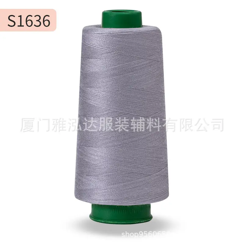 Sewing Thread Wholesale Pagoda Black and White Polyester Thread 402 Sewing Machine Thread High Speed Flat Car Overlock Sewing Thread 3000 Yards