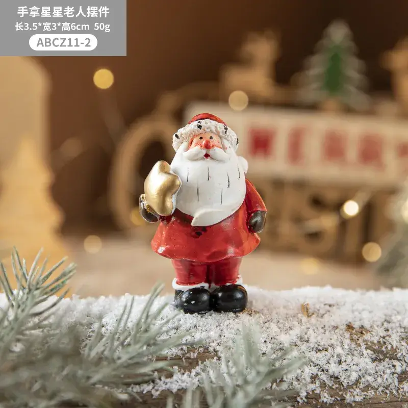 Hong Kong Christmas Finger Santa Decoration 4.5cm - Image 2
