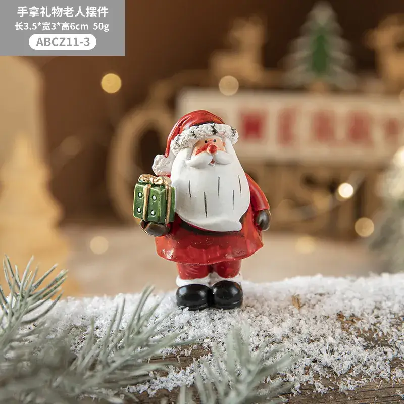 Hong Kong Christmas Finger Santa Decoration 4.5cm - Image 3