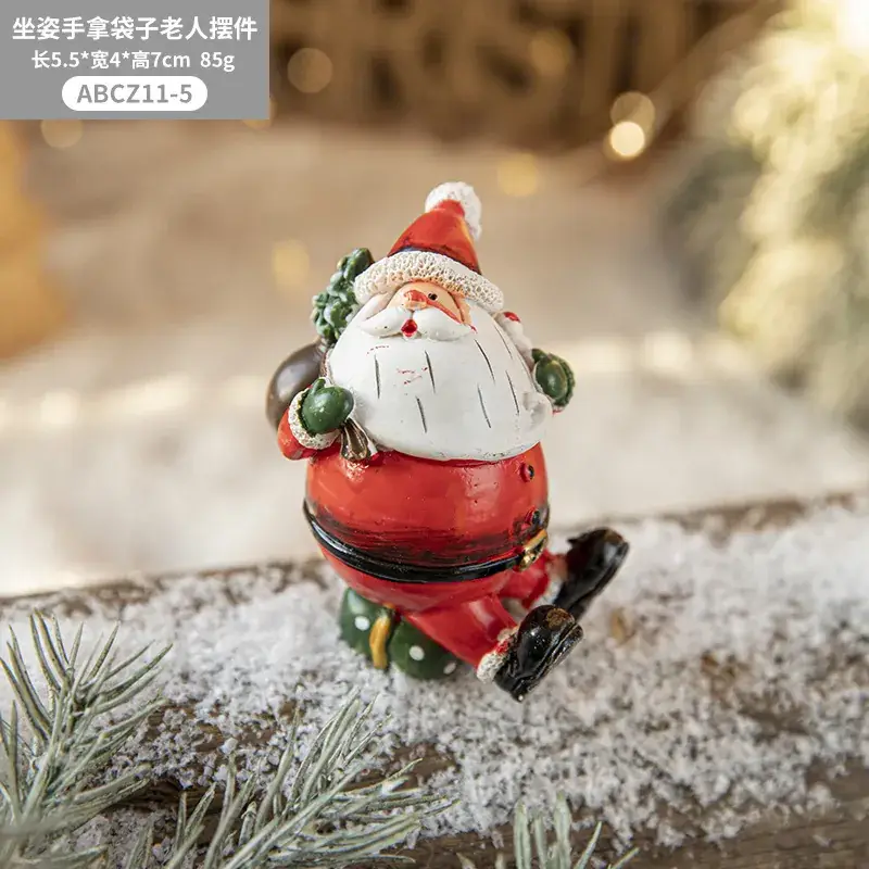 Hong Kong Christmas Finger Santa Decoration 4.5cm - Image 5