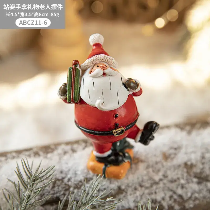 Hong Kong Christmas Finger Santa Decoration 4.5cm - Image 6