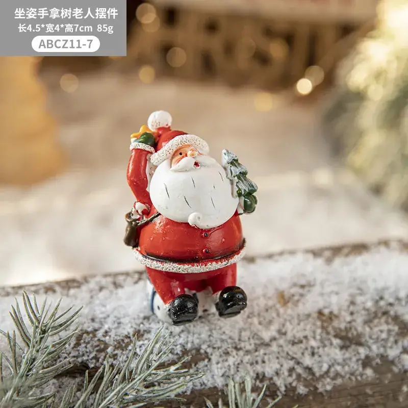 Hong Kong Christmas Finger Santa Decoration 4.5cm - Image 7