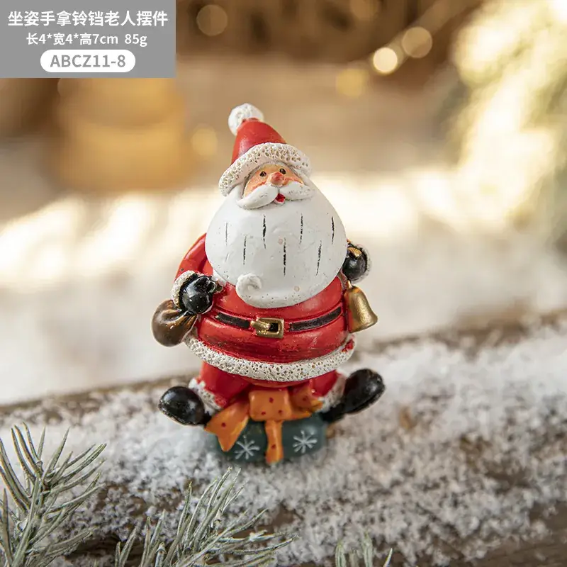 Hong Kong Christmas Finger Santa Decoration 4.5cm - Image 8