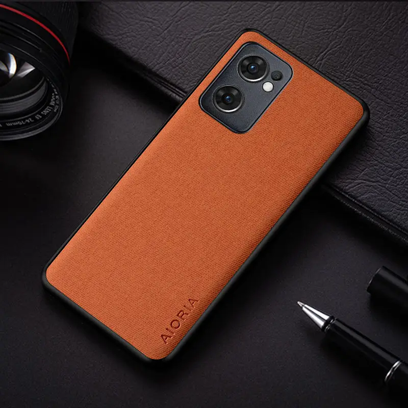 OPPO Reno 7-5G Phone Case Flannelette Orange - Image 5