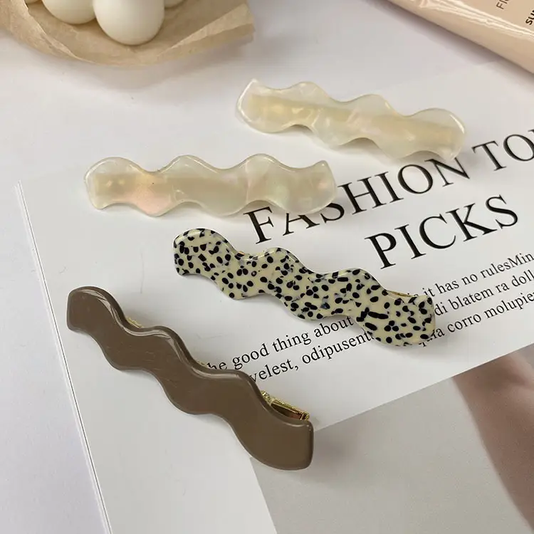 Korean Style Wave Hairpins with Side Clips — feature 10