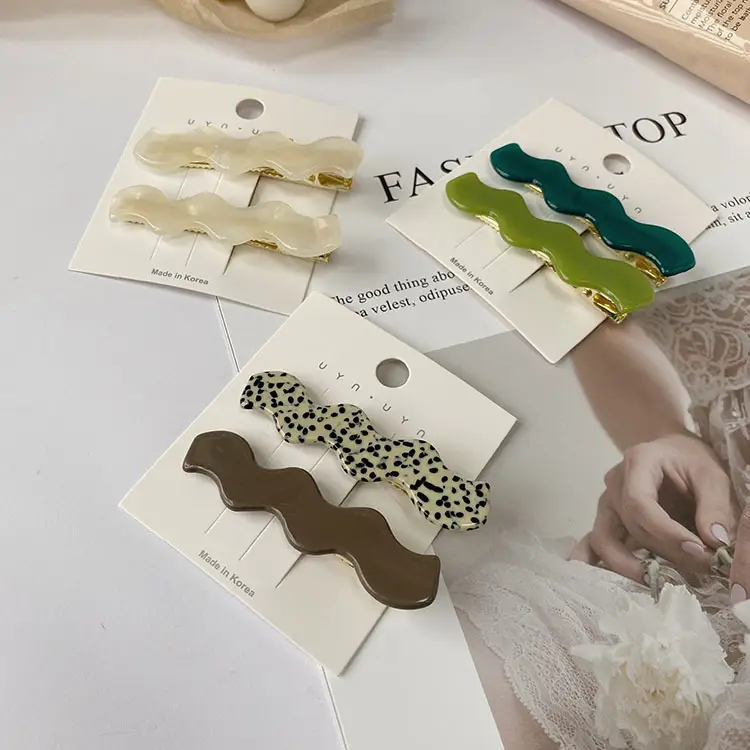 Korean Style Wave Hairpins with Side Clips — feature 12