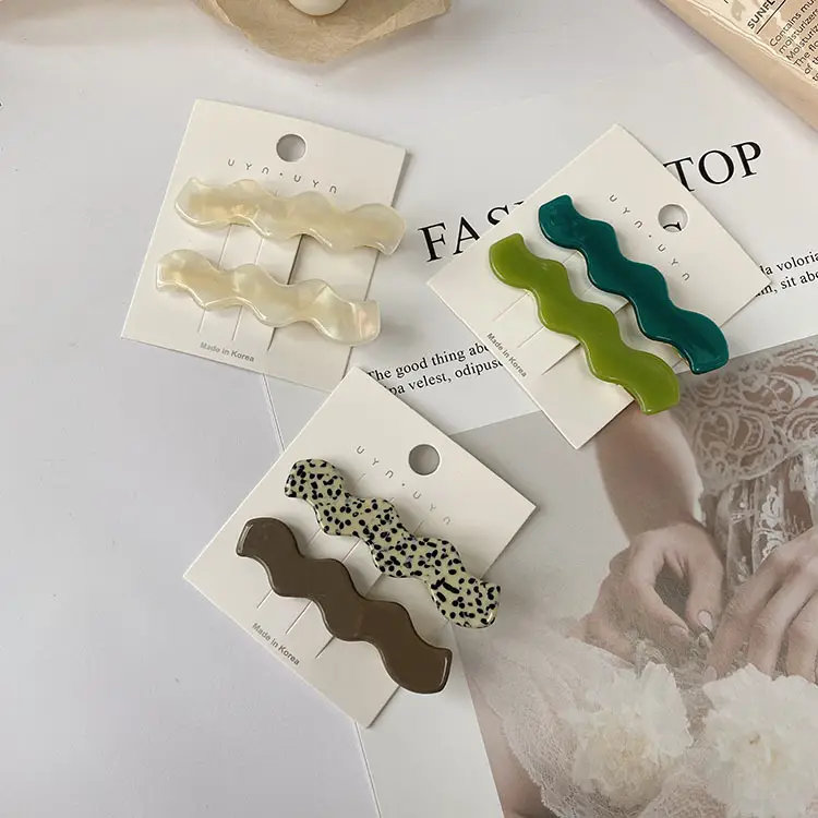 Korean Style Wave Hairpins with Side Clips — feature 4