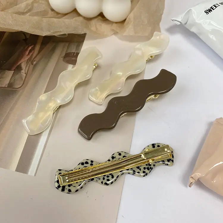 Korean Style Wave Hairpins with Side Clips — feature 7