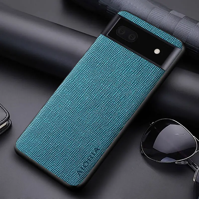Classic Saffiano Leather Case for Google Pixel 7