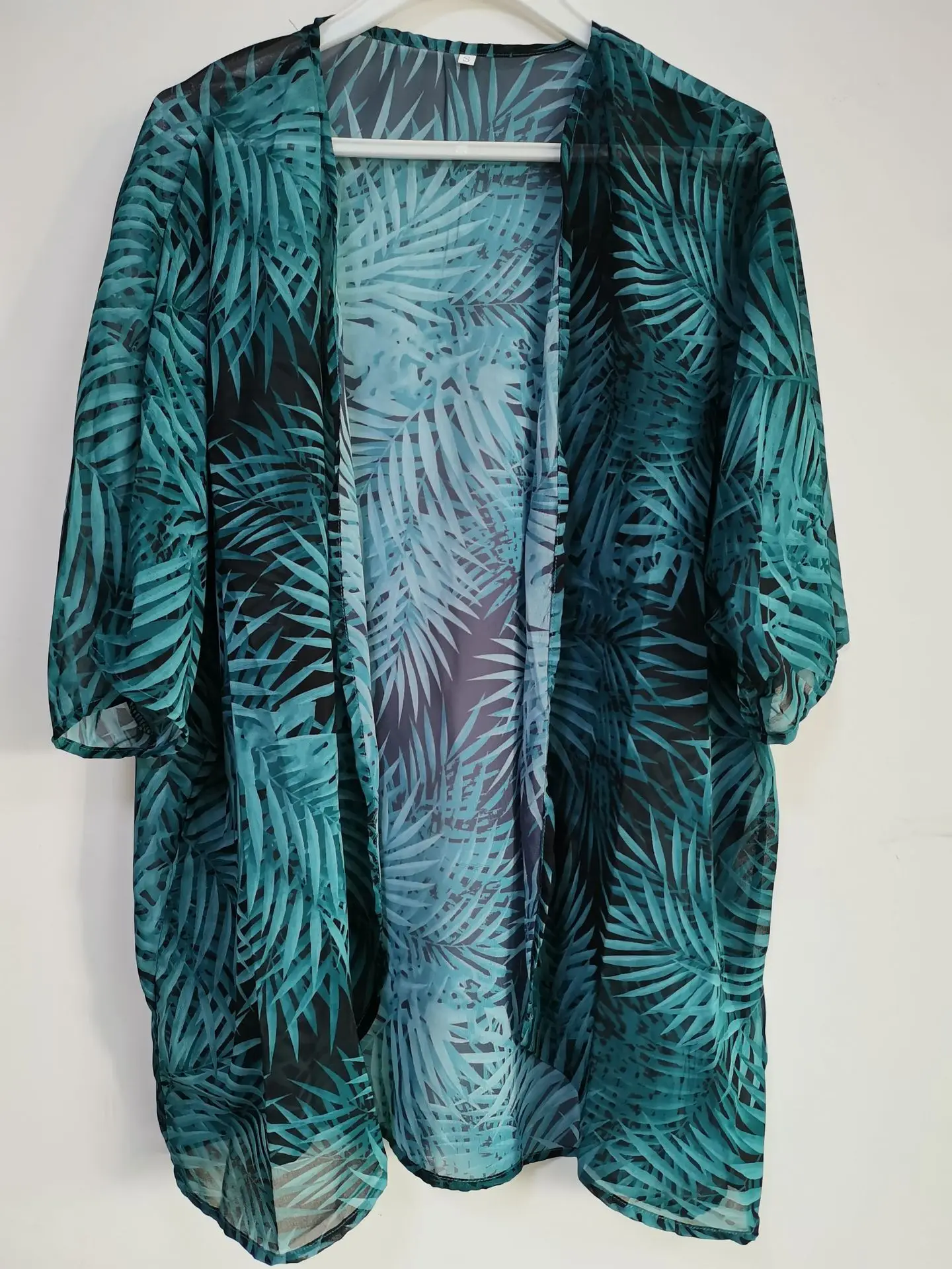 Women's Printed Chiffon Sunscreen Cloak Summer Shawl