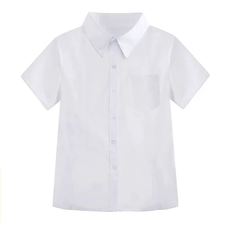 Men's White Button Down Shirt for College & School - Image 5