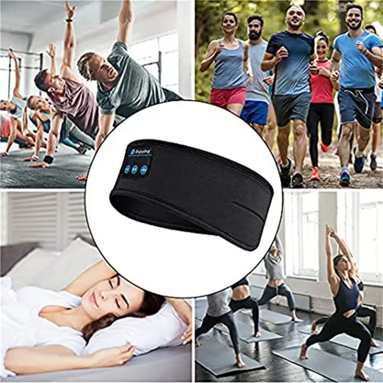 Wireless Bluetooth Headband Music Mark Black