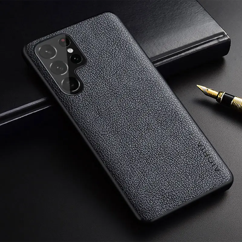 Samsung S22 Ultra S22 Plus S22 Mobile Phone Case Small Litchi Pattern