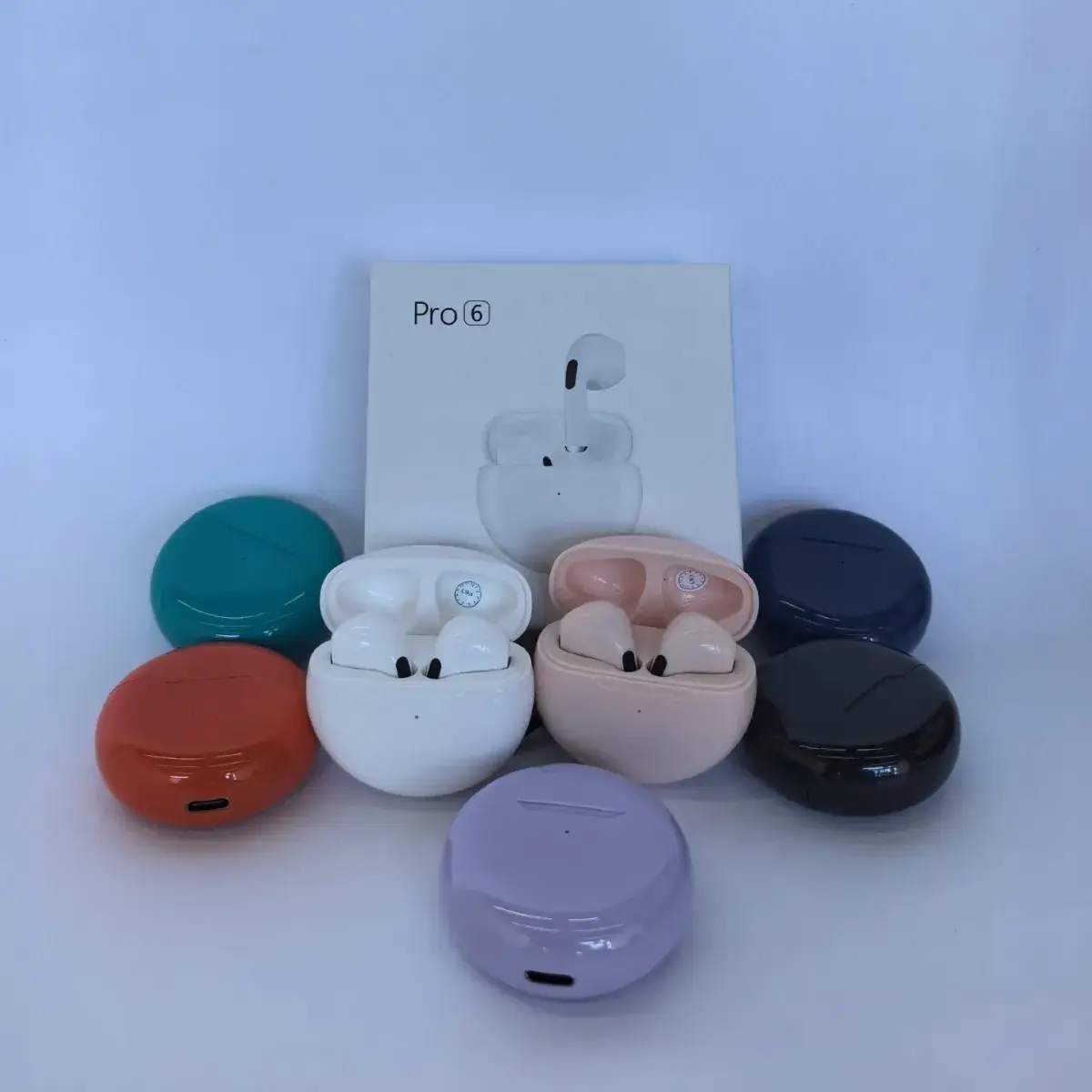 Pro6 Wireless Mini Headset with Touch Control & Bluetooth 5.3