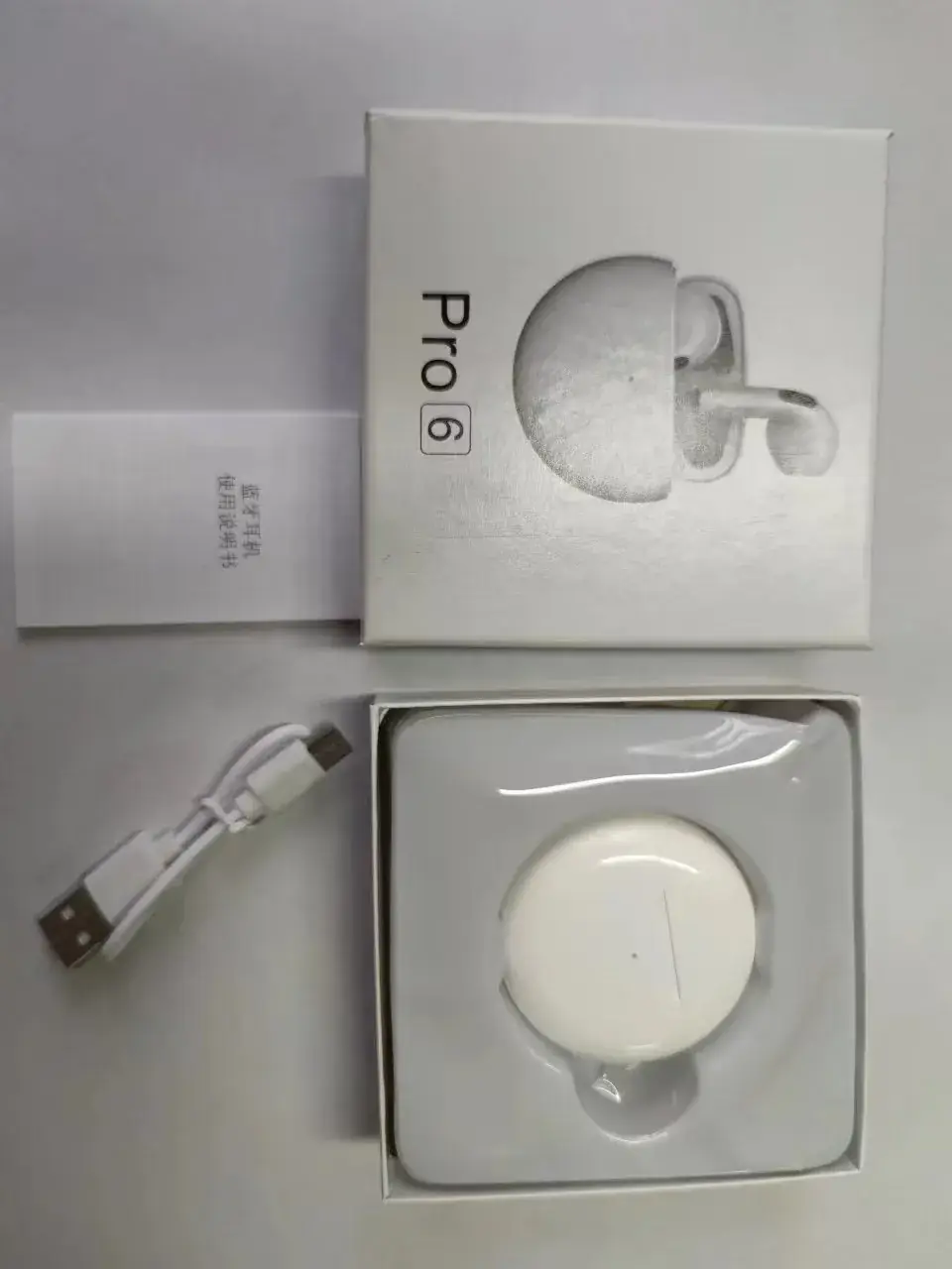 Pro6 Wireless Mini Headset with Touch Control & Bluetooth 5.3