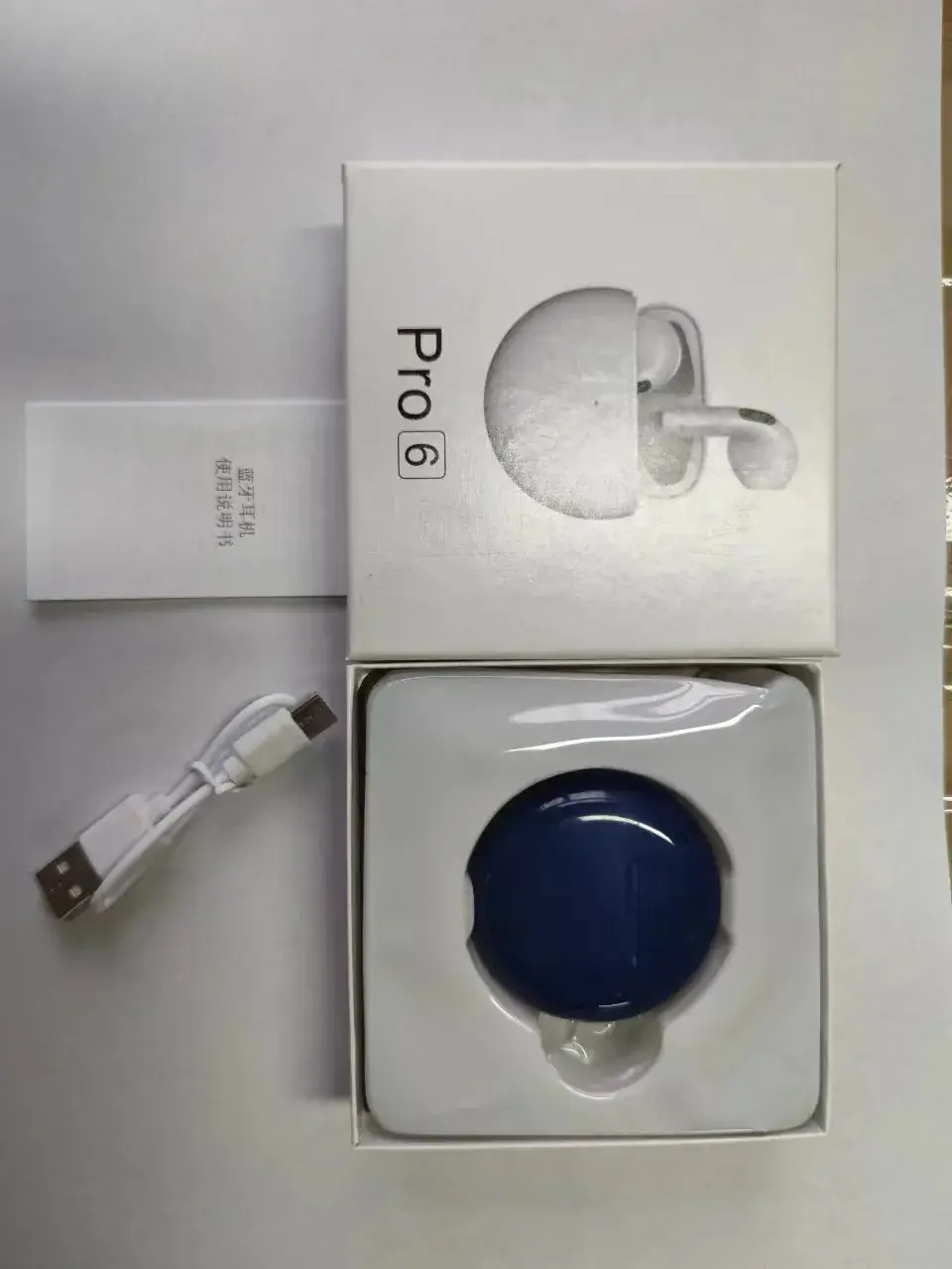 Pro6 Wireless Mini Headset with Touch Control & Bluetooth 5.3
