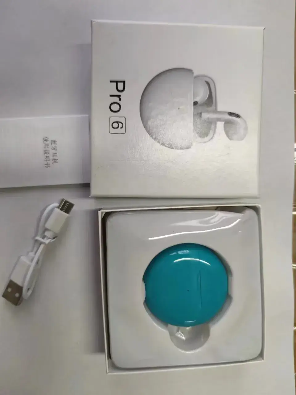 Pro6 Wireless Mini Headset with Touch Control & Bluetooth 5.3