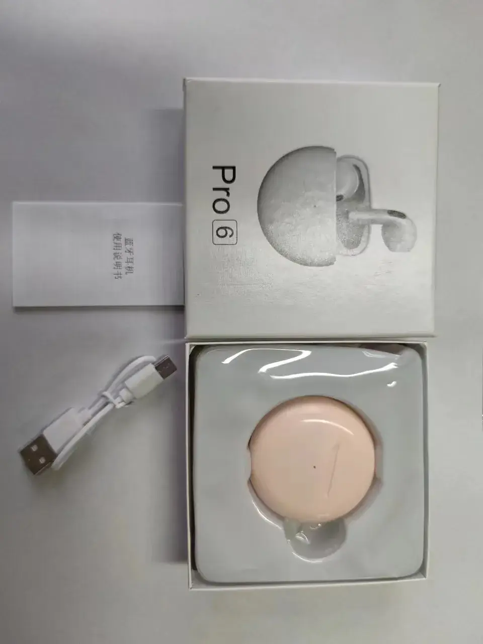 Pro6 Wireless Mini Headset with Touch Control & Bluetooth 5.3