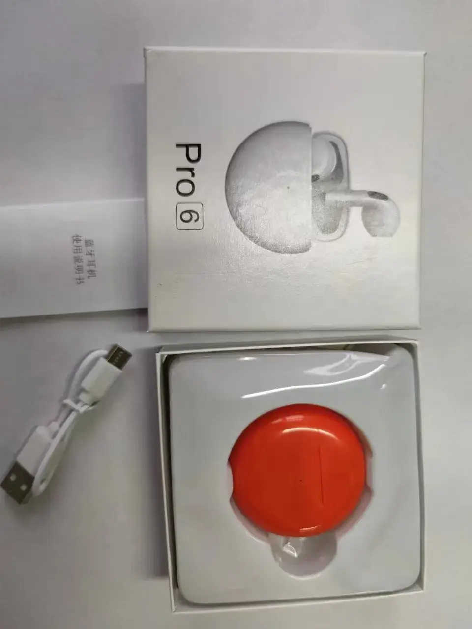 Pro6 Wireless Mini Headset with Touch Control & Bluetooth 5.3