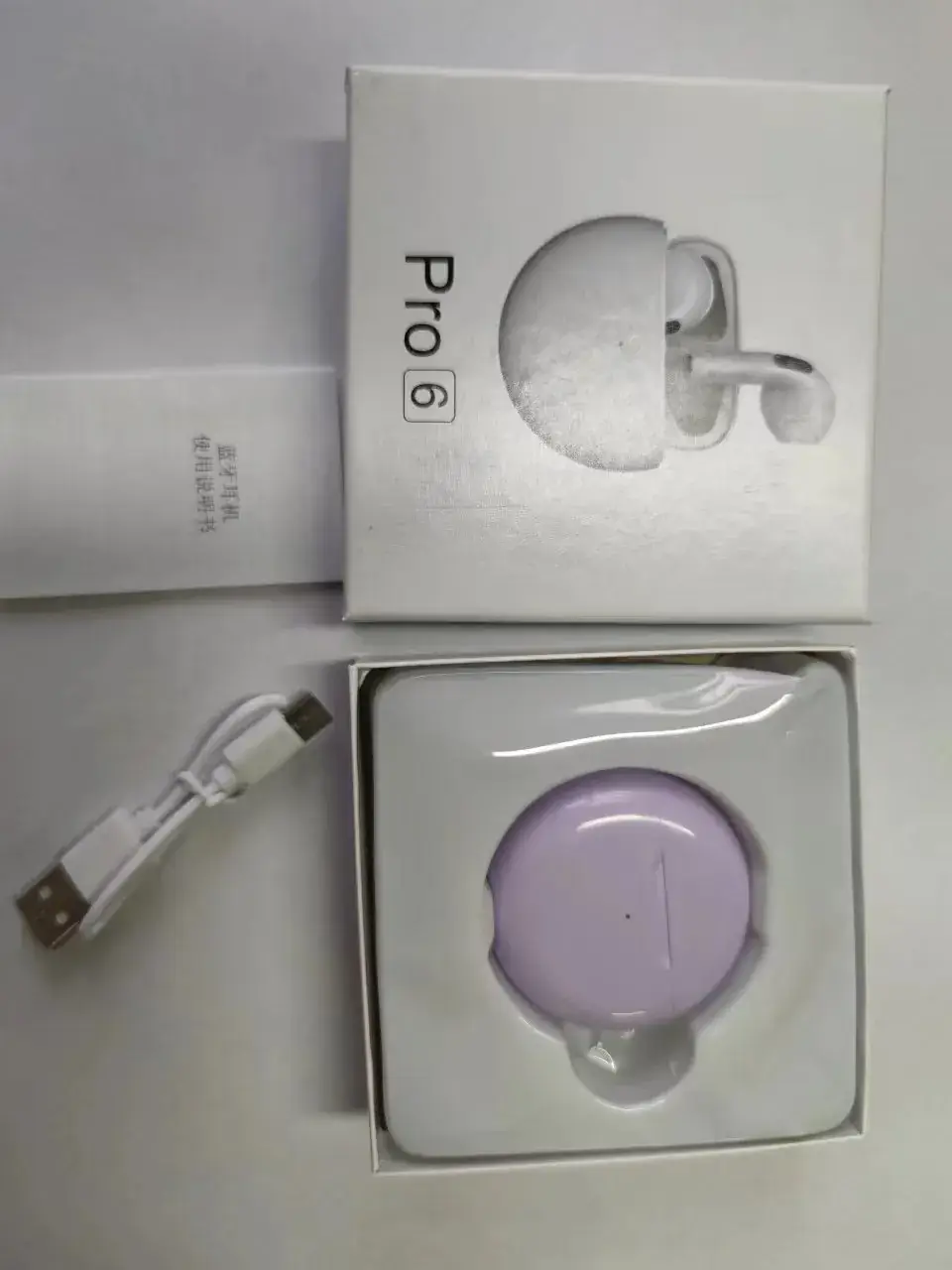 Pro6 Wireless Mini Headset with Touch Control & Bluetooth 5.3