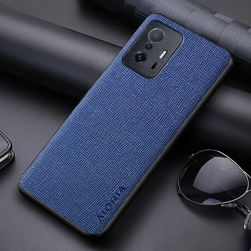Classic Saffiano Leather Case for Xiaomi Mi 12 Pro & Mi 11 Pro