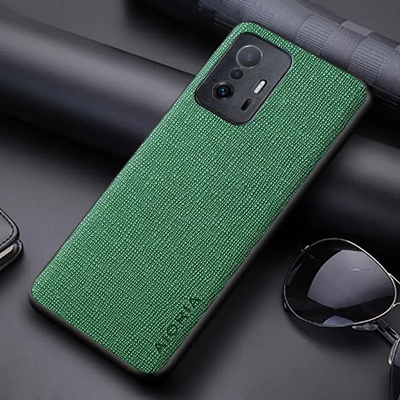 Classic Saffiano Leather Case for Xiaomi Mi 12 Pro & Mi 11 Pro