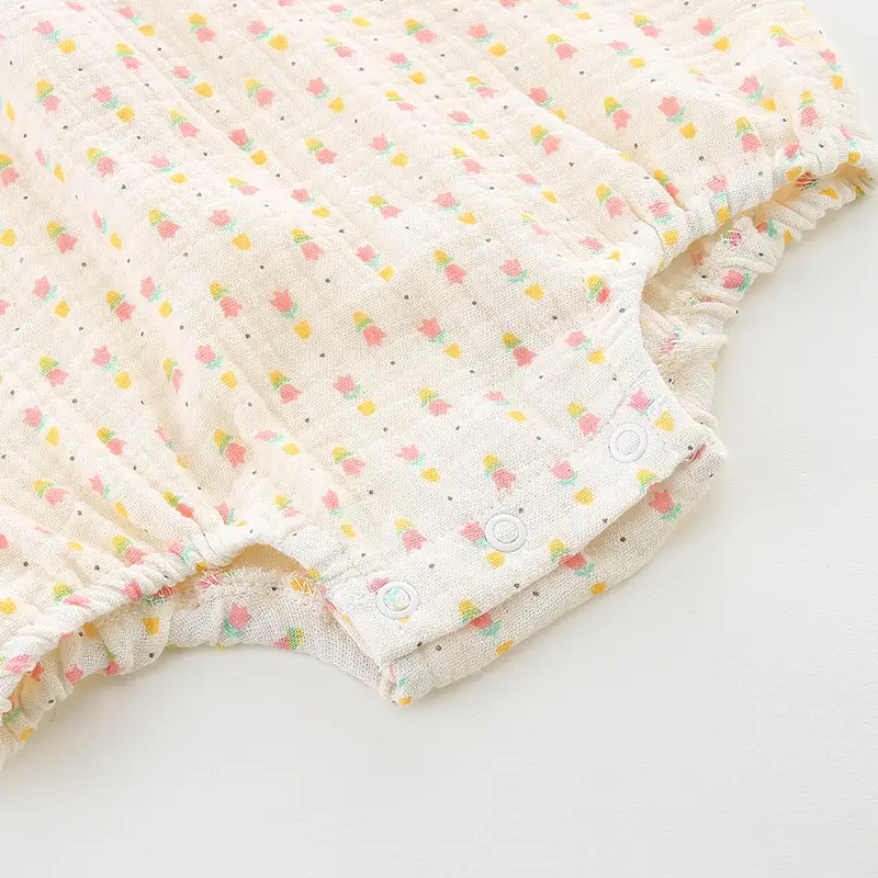 Baby Printed Cotton Body Suit with Triangle Bag - Image 5