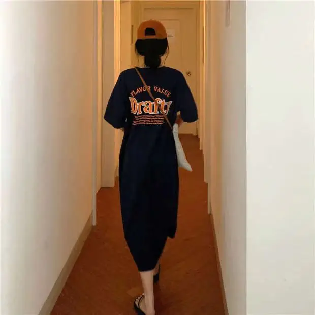 Summer 2025 Chubby Sister Long Dress Blue Oversized — feature 3