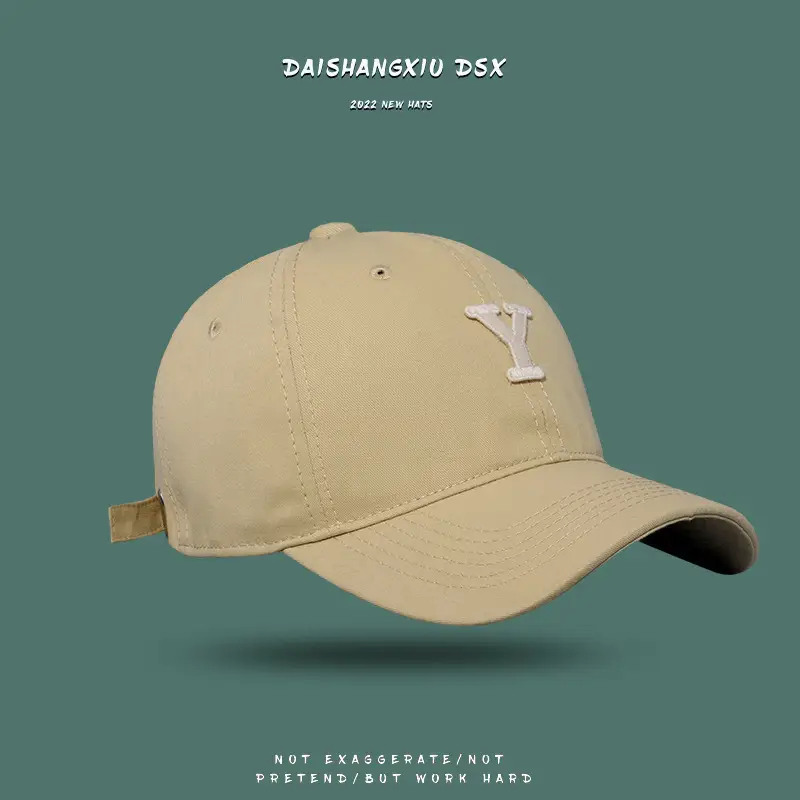 Women White Letter Y Cap Sunscreen Summer - Image 12