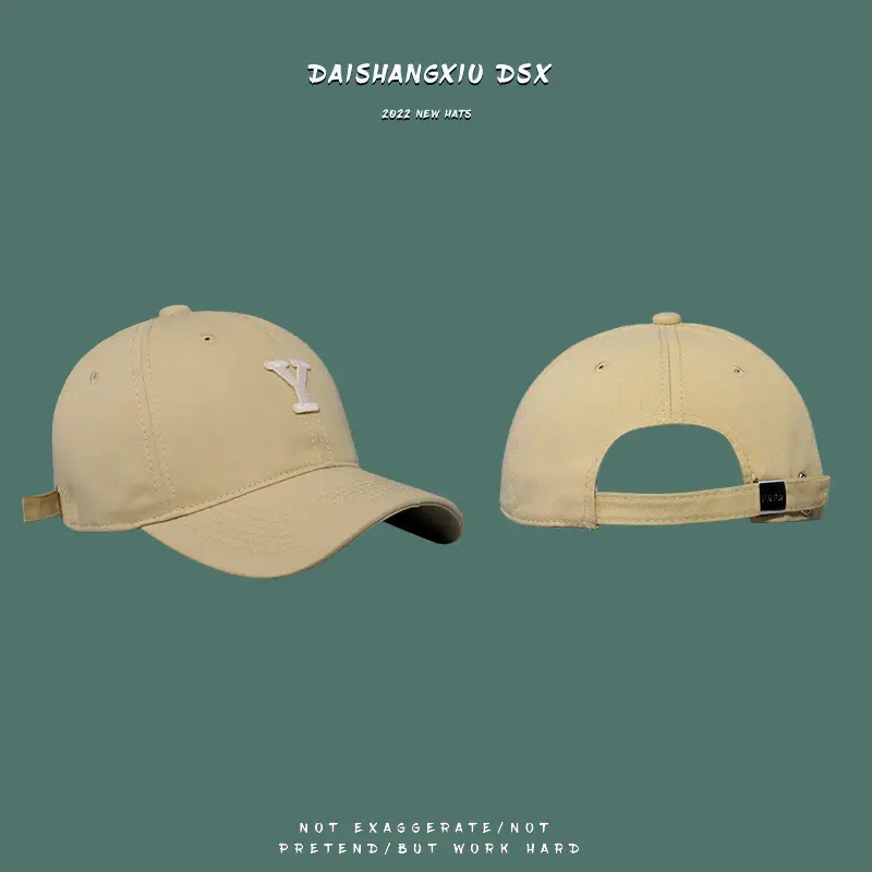 Women White Letter Y Cap Sunscreen Summer - Image 13