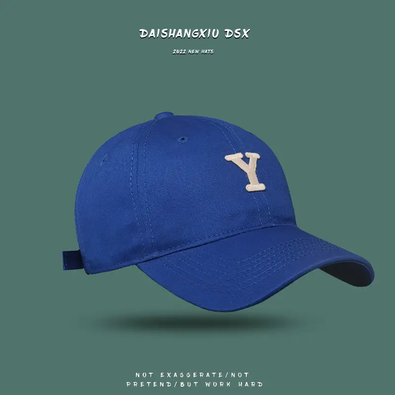 Women White Letter Y Cap Sunscreen Summer - Image 2