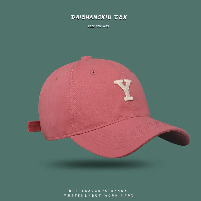 Women White Letter Y Cap Sunscreen Summer - Image 6