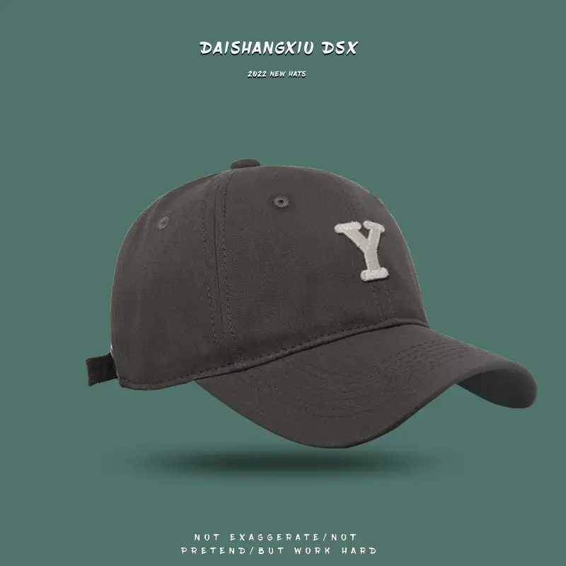 Women White Letter Y Cap Sunscreen Summer - Image 7