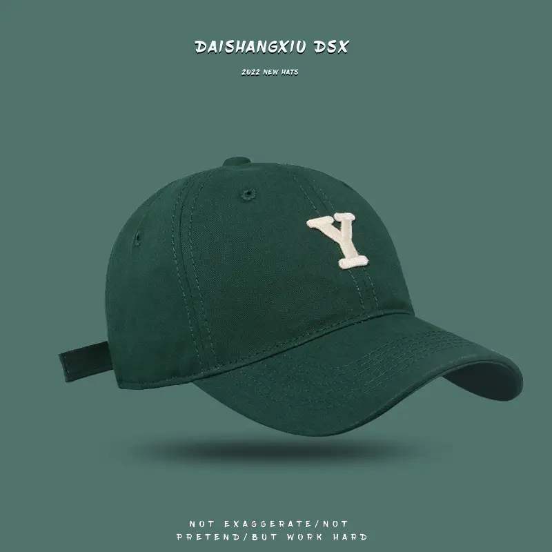 Women White Letter Y Cap Sunscreen Summer - Image 9