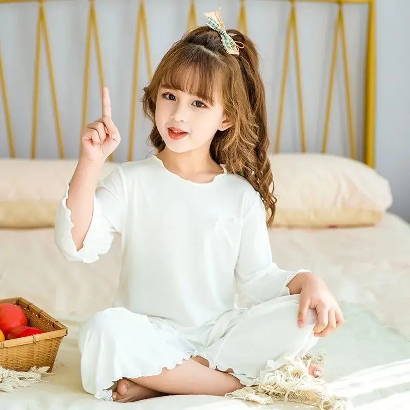 Girls Pink Pajama Set for Summer Comfort - Image 6