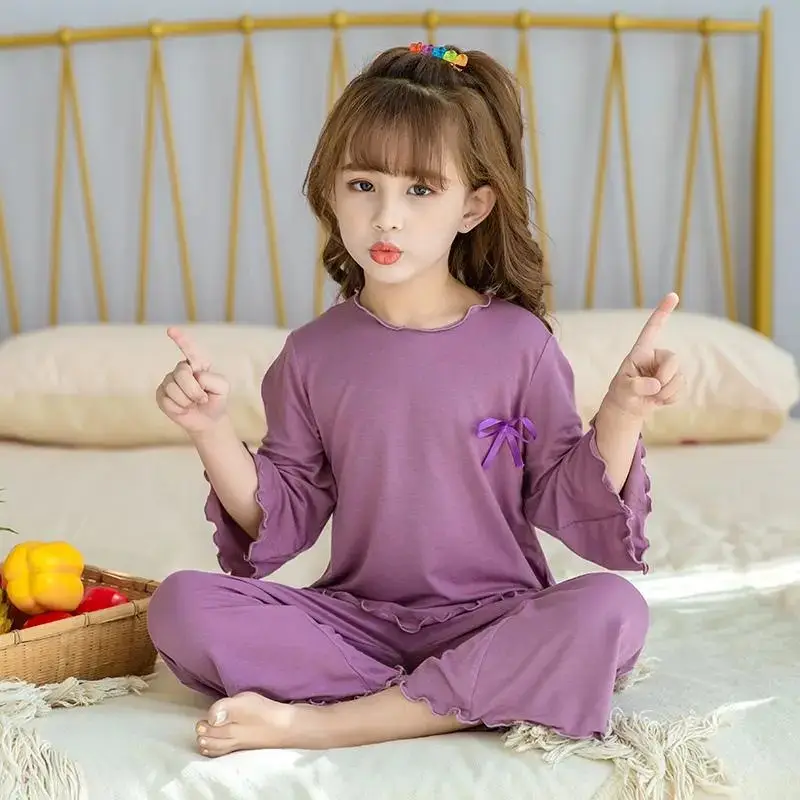 Girls Pink Pajama Set for Summer Comfort - Image 7