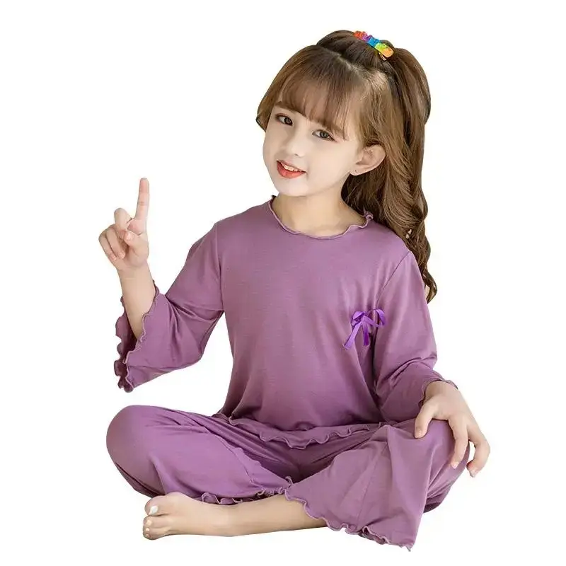 Girls Pink Pajama Set for Summer Comfort - Image 9