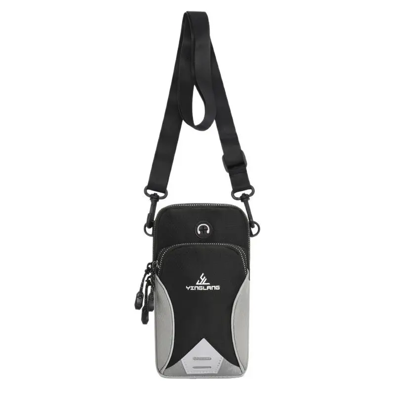Green GPS Phone Crossbody Bag for Running Fitness