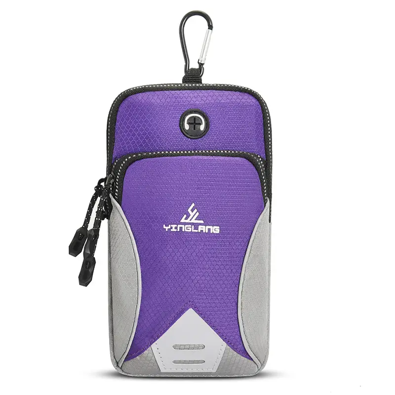 Green GPS Phone Crossbody Bag for Running Fitness