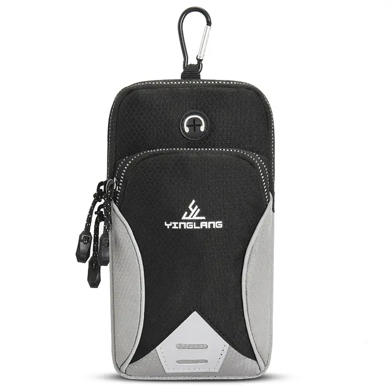Green GPS Phone Crossbody Bag for Running Fitness