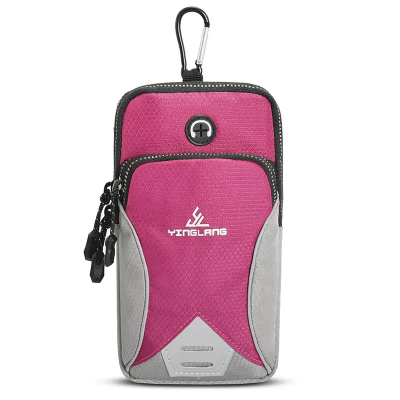 Green GPS Phone Crossbody Bag for Running Fitness