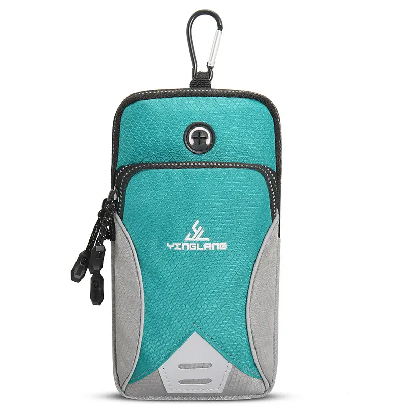 Green GPS Phone Crossbody Bag for Running Fitness