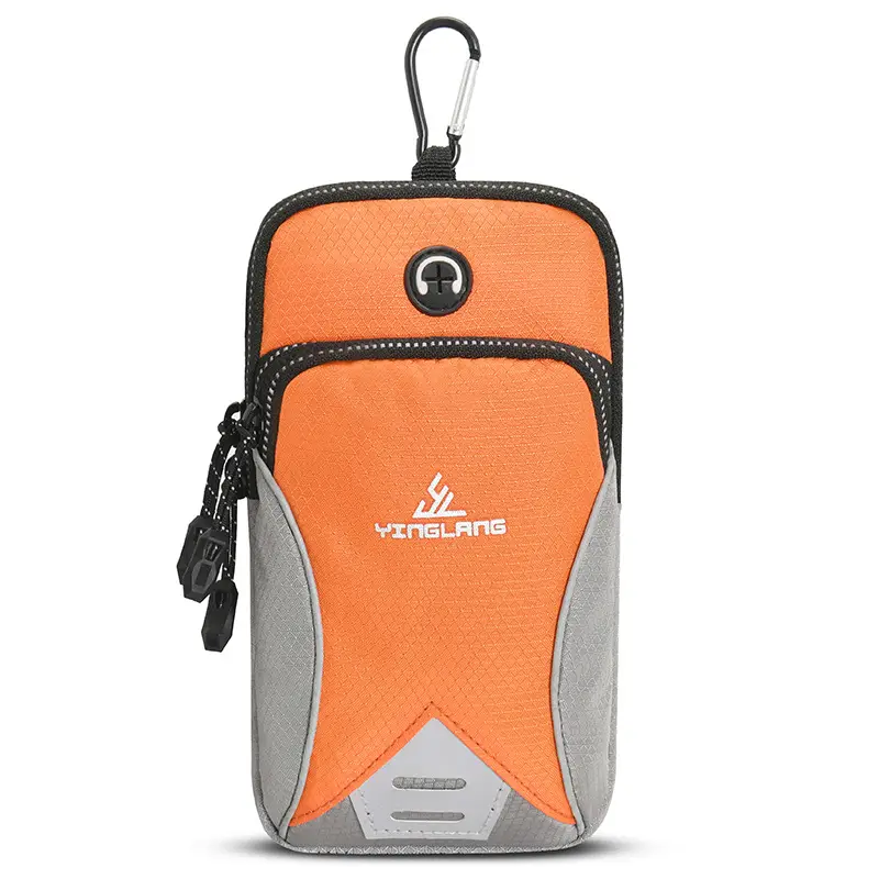 Green GPS Phone Crossbody Bag for Running Fitness