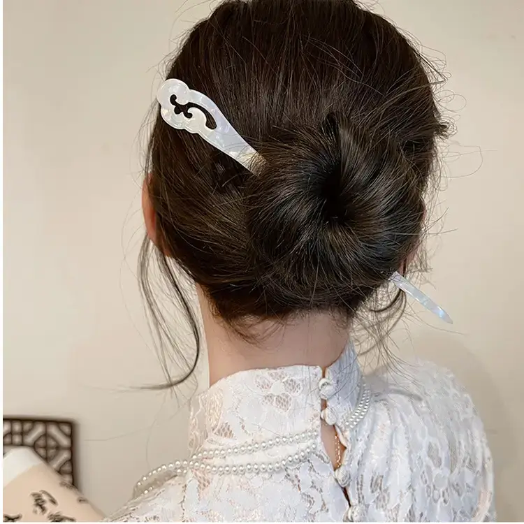 Acetate Hairpin for Women Ancient Style Daily Use - Image 4