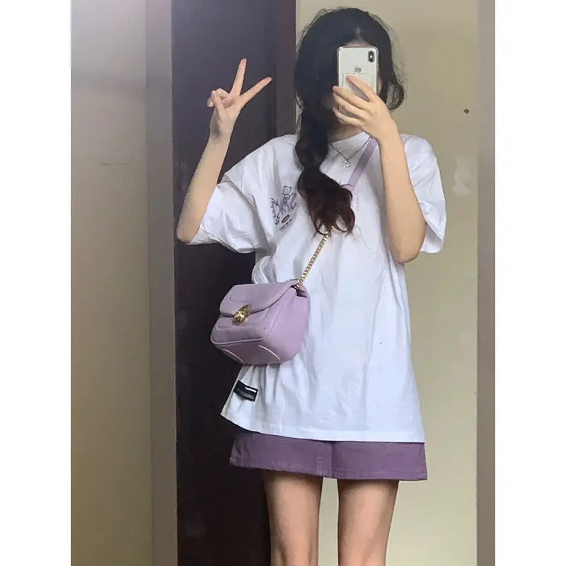 Vintage Purple Denim Hip Skirt Women Summer - Image 4