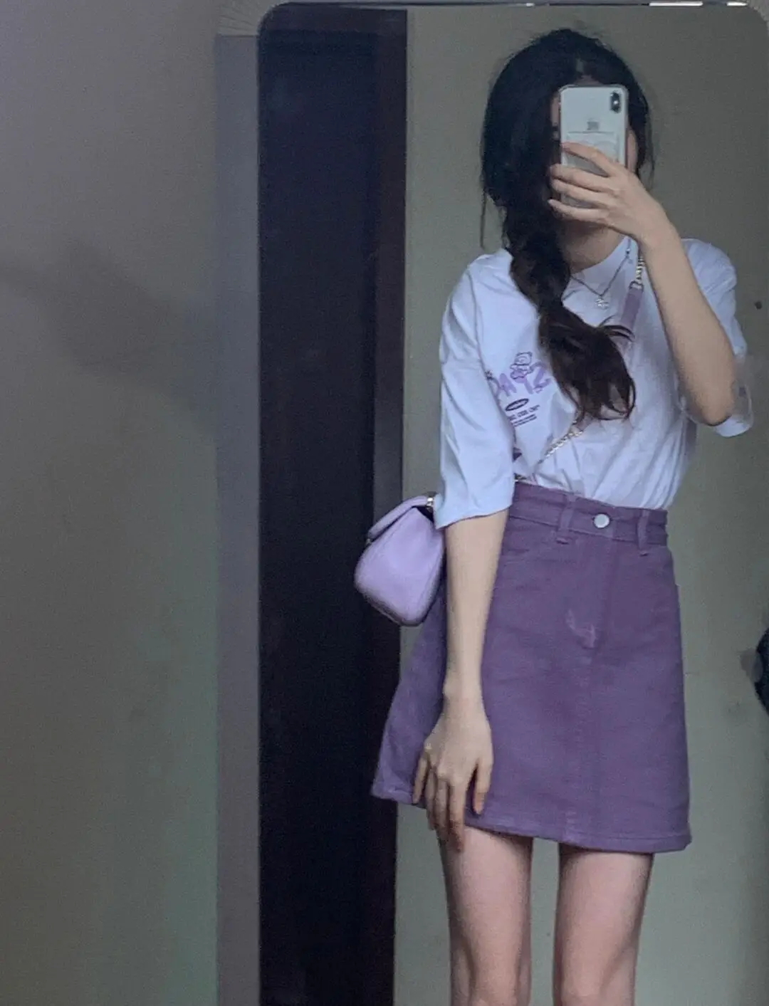 Vintage Purple Denim Hip Skirt Women Summer — feature 2