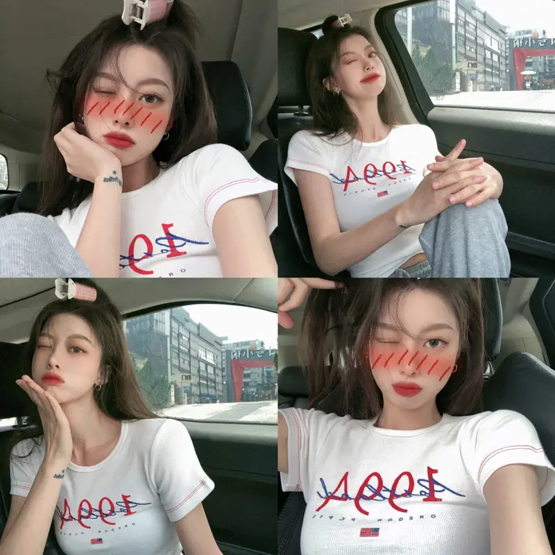 Women White 1994 Themed T-Shirt Summer 2025 — feature 3