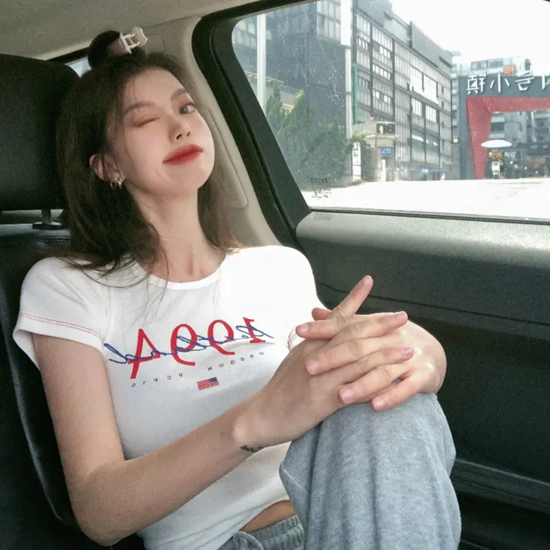 Women White 1994 Themed T-Shirt Summer 2025 — feature 8